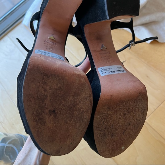 SOLD SCHUTZ Thalyta Suede Sandals - Picture 15 of 15